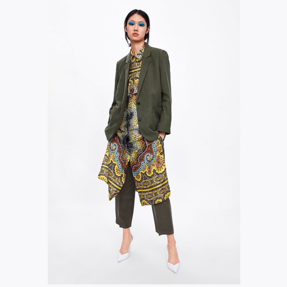 ZARA Printed Tunic with Long Sleeves* - Picture 15 of 16